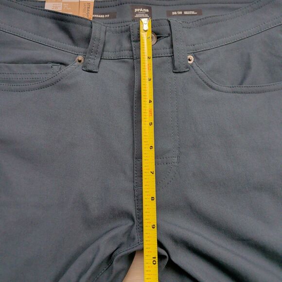 PrAna Brion Pants Mens 28x29 Blue Straight Leg Nylong Stretch Outdoors Hiking - Picture 11 of 15